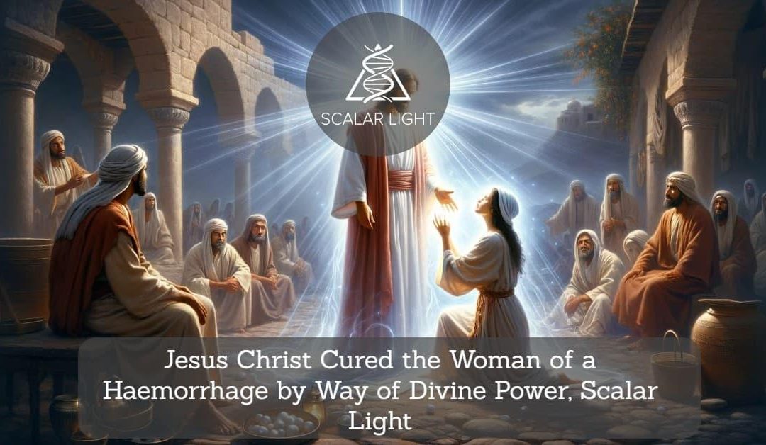 Jesus Christ Cured the Woman of a Haemorrhage by Way of Divine Power, Scalar Light