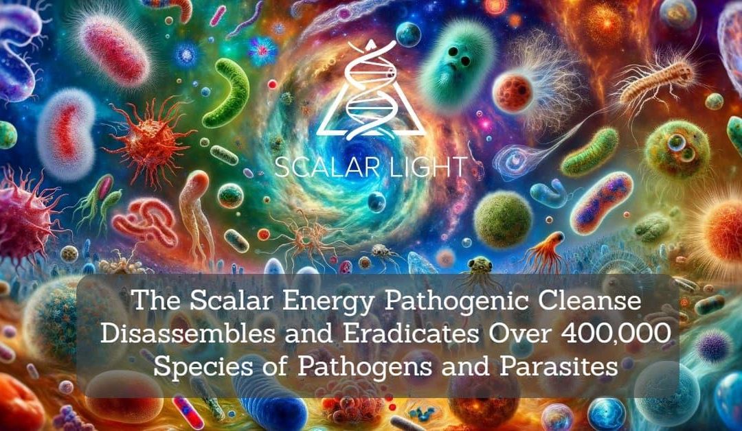 400,000 Species of Pathogens and Parasites Disassembled and Eradicated illustration