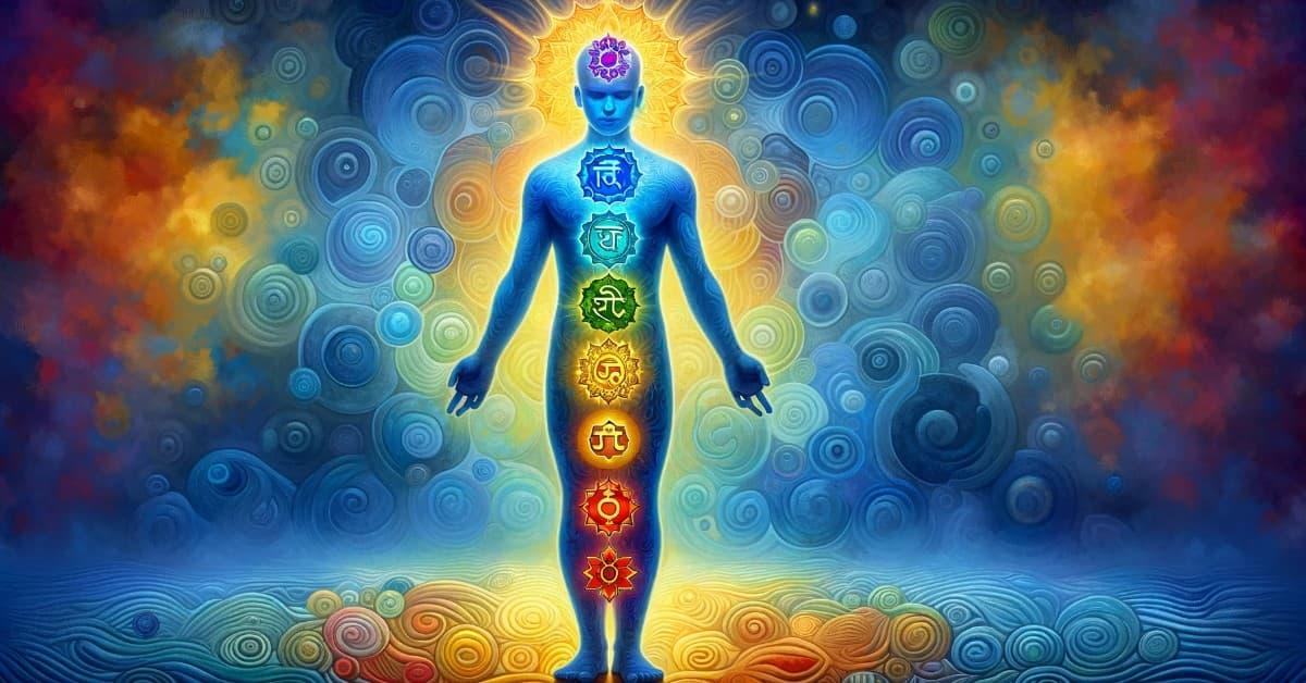 An autistic person receiving the scalar light chakra balance